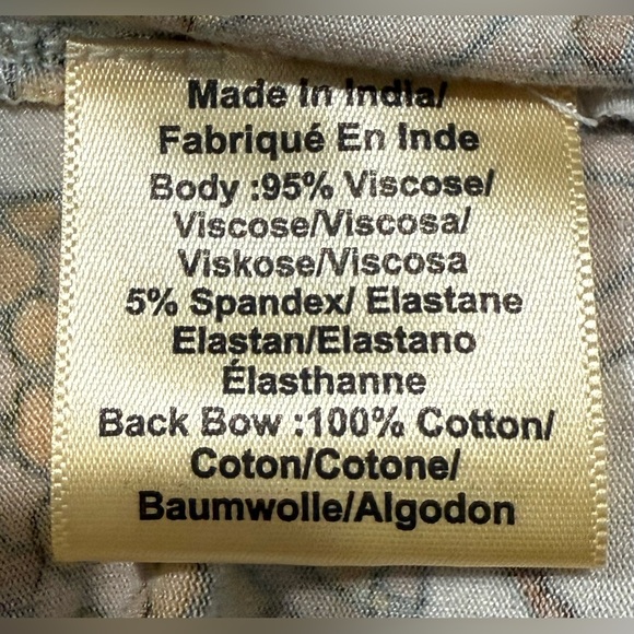 Anthropologie Porridge Viral Pineapple Bow Back Off the Shoulder Top Shirt Small - Picture 6 of 6